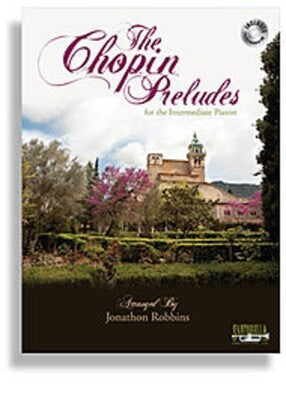 CHOPIN PRELUDES FOR INTERMEDIATE PIANIST BK/CD
