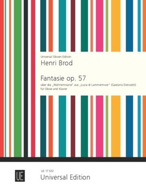 BROD - FANTASY OP 57 LUCIA DI LAMMERMOOR OBOE/PIANO