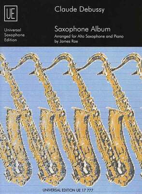 CLAUDE DEBUSSY SAXOPHONE ALBUM ALTO SAX/PIANO
