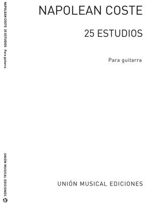 COSTE - 25 STUDIES OP 38 FOR GUITAR