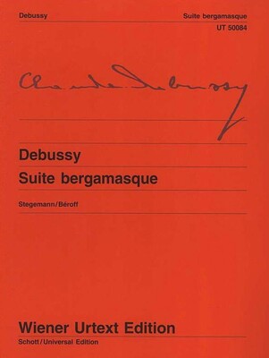 DEBUSSY - SUITE BERGAMASQUE PIANO URTEXT
