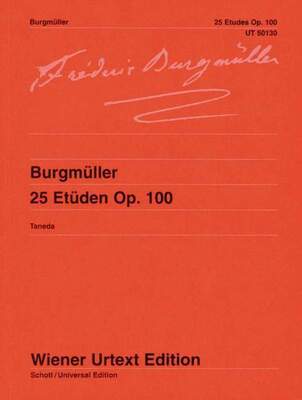 BURGMULLER - 25 ETUDES OP 100 URTEXT