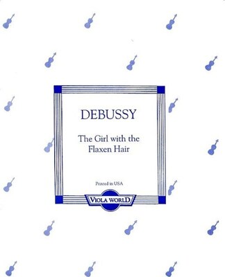 DEBUSSY - GIRL WITH FLAXEN HAIR VIOLA/PIANO