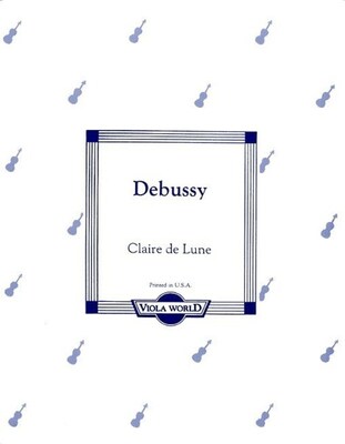 DEBUSSY - CLAIR DE LUNE VIOLA/PIANO