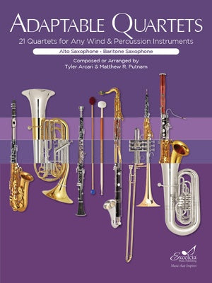 ADAPTABLE QUARTETS FOR ALTO SAX/BARITONE SAX