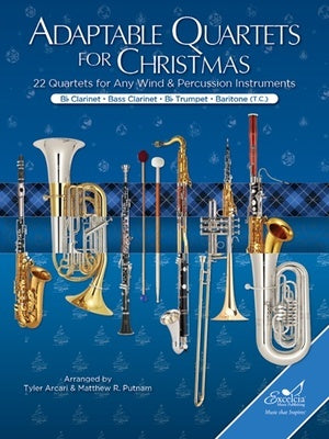 ADAPTABLE QUARTETS FOR CHRISTMAS CLARINET/TRUMPET