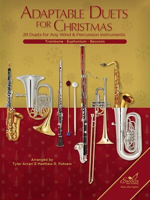 ADAPTABLE DUETS FOR CHRISTMAS TROMBONE/BASSOON