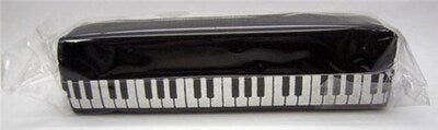 BLACK KEYBOARD DESIGN PENCIL CASE