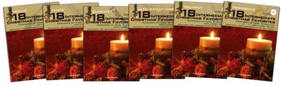 18 INTERMEDIATE CHRISTMAS FAVORITES TRUMPET BK/CD