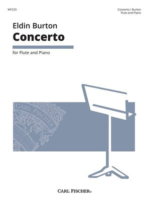 BURTON - CONCERTO FOR FLUTE/PIANO