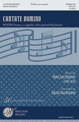 CANTATE DOMINO SSATB A CAPPELLA