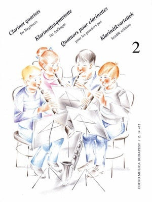 CLARINET QUARTETS FOR BEGINNERS BK 2