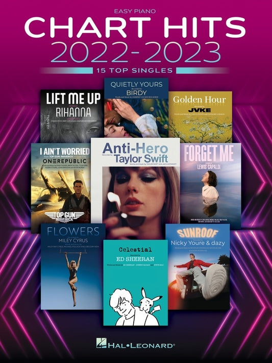 CHART HITS OF 2022-2023 EASY PIANO